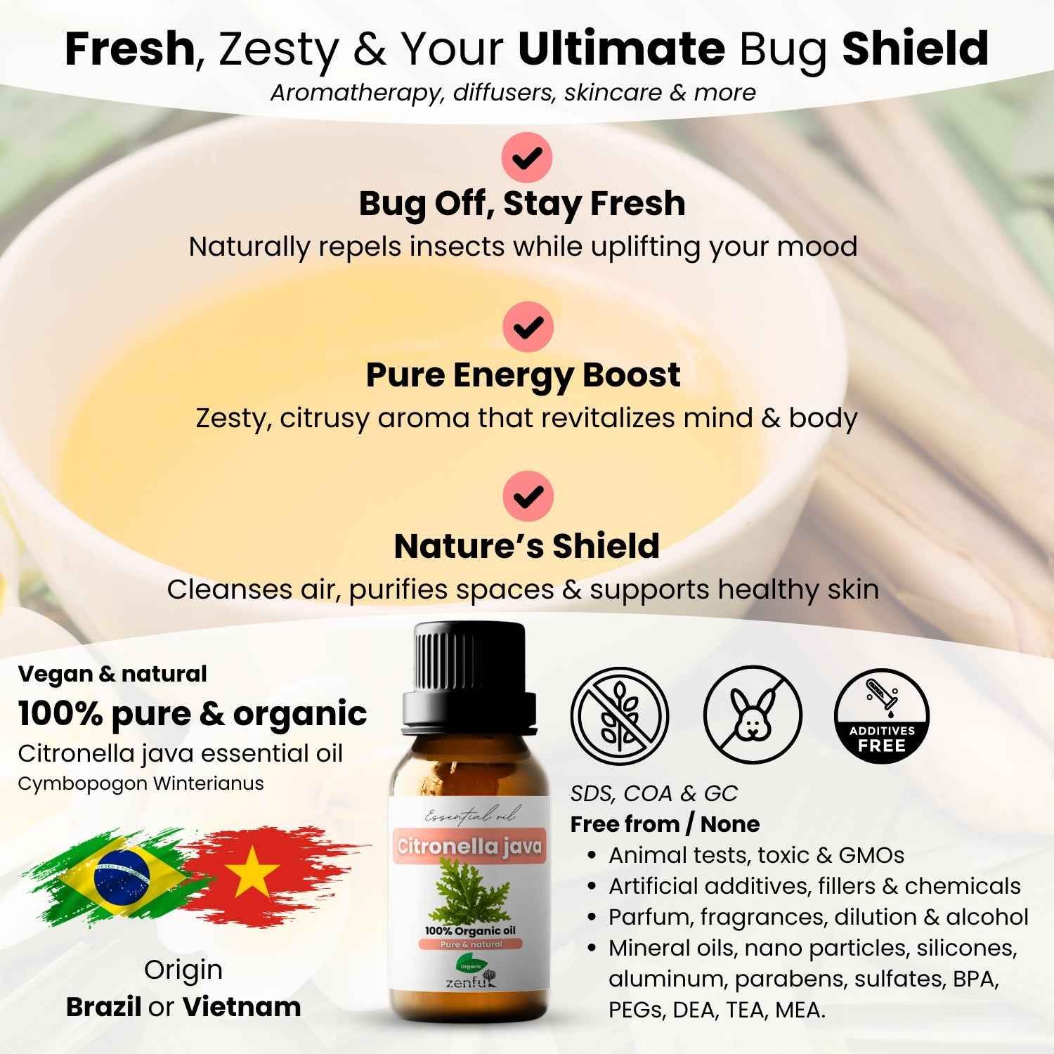 Citronella (Java) oil organic