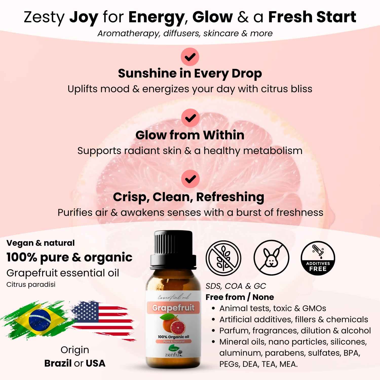 Grapefruit essential oil organic