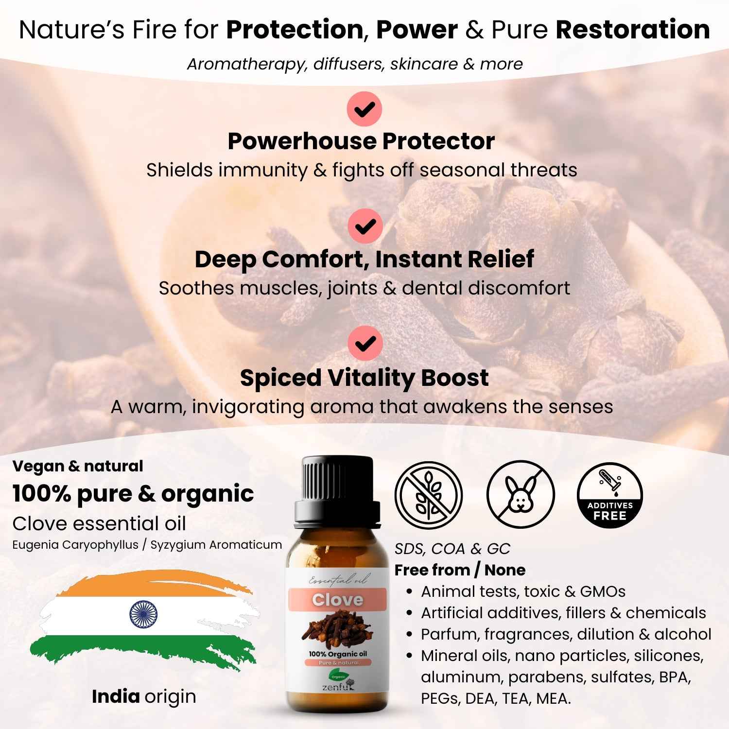 Clove essential oil organic