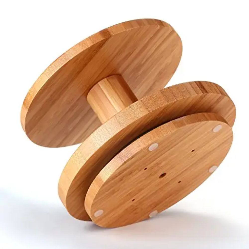 Aroma diffuser holder with 12 slots for essential oil | Wooden 360° rotatable