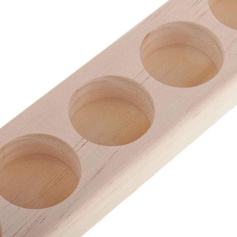 Fragrance oil holder wooden for 6 oils