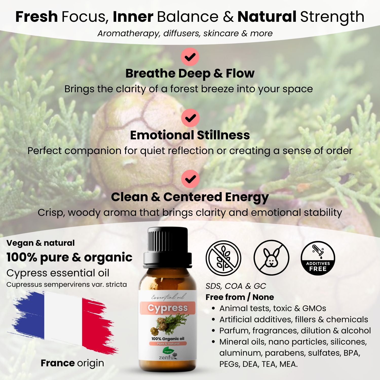 Cypress oil organic