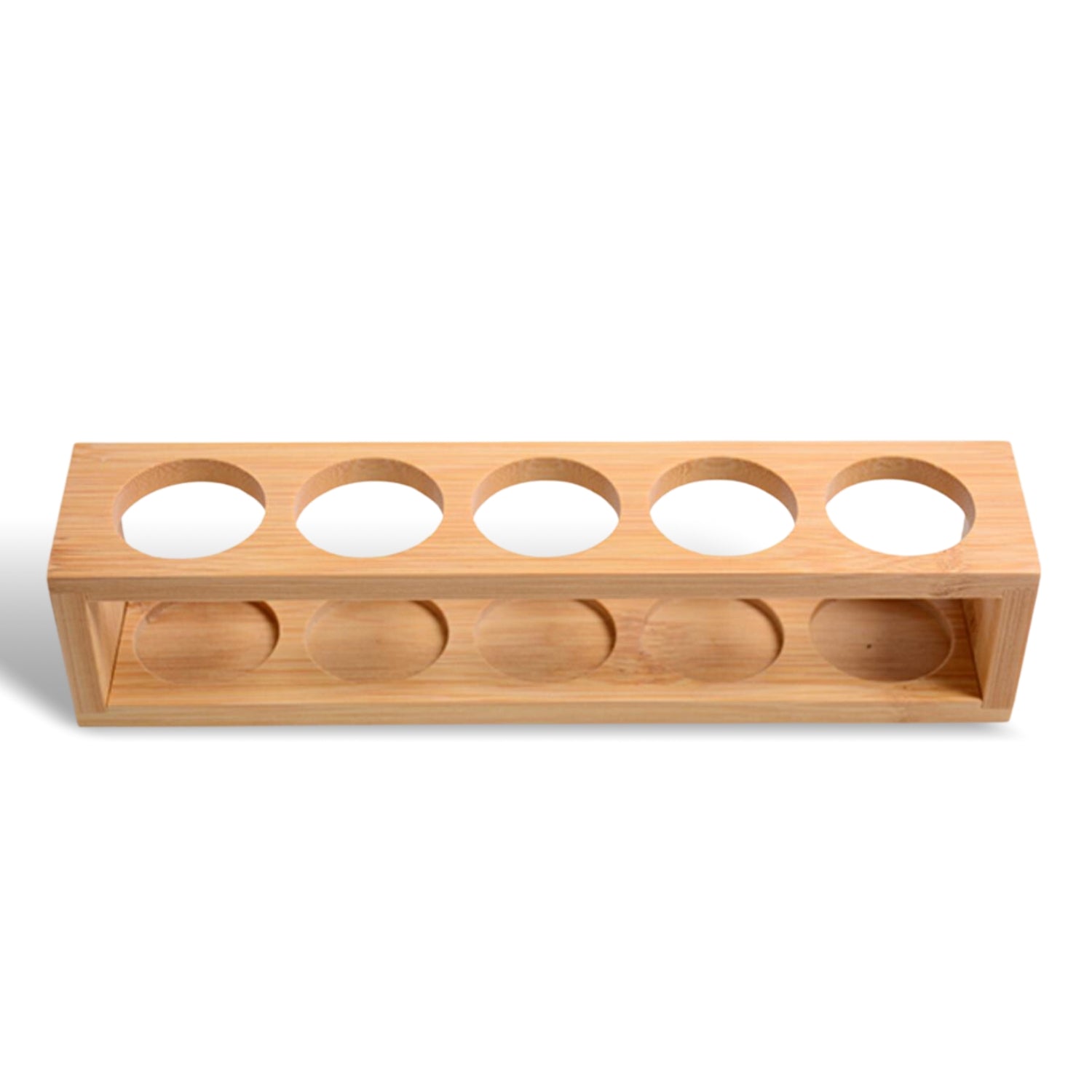 Essential oil rack 5 bottles | Handmade Bamboo