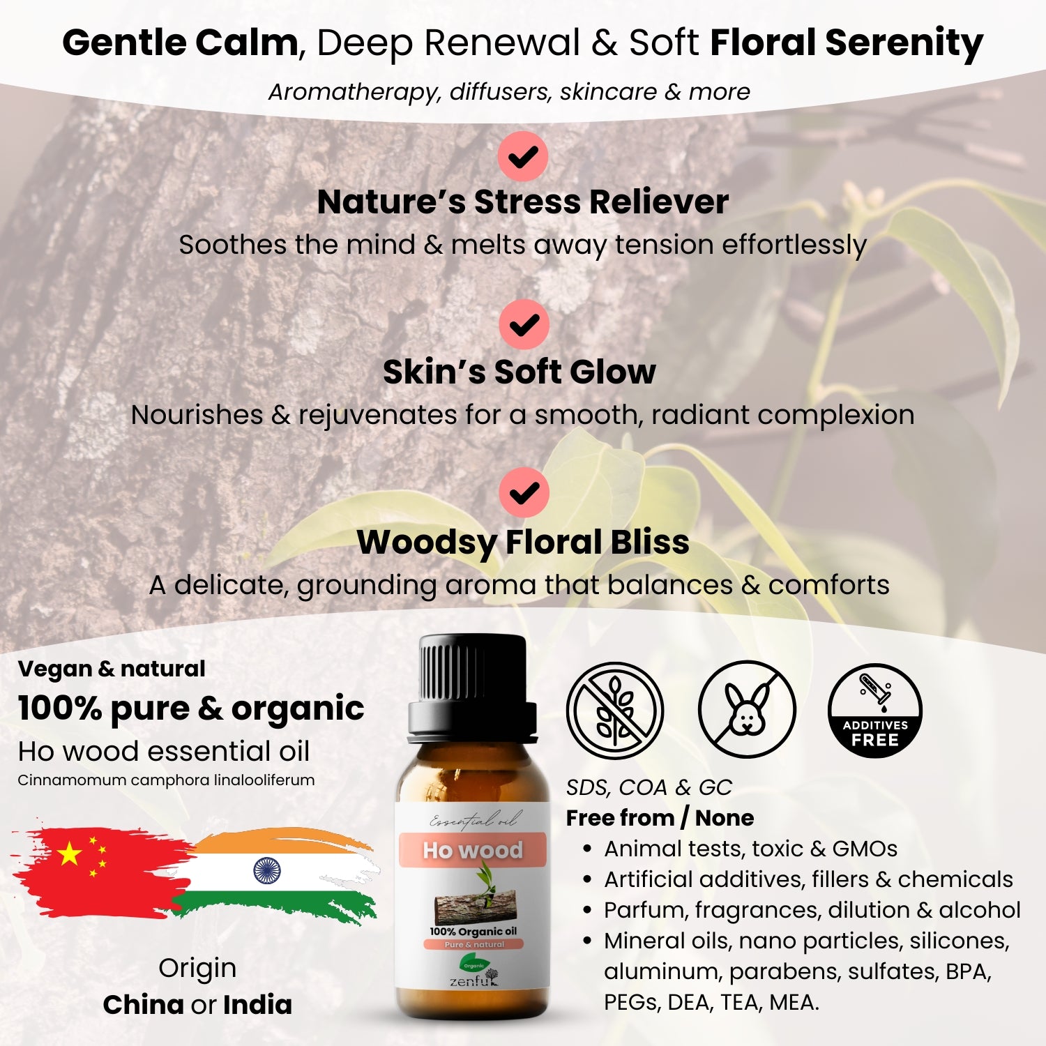 Ho wood essential oil organic