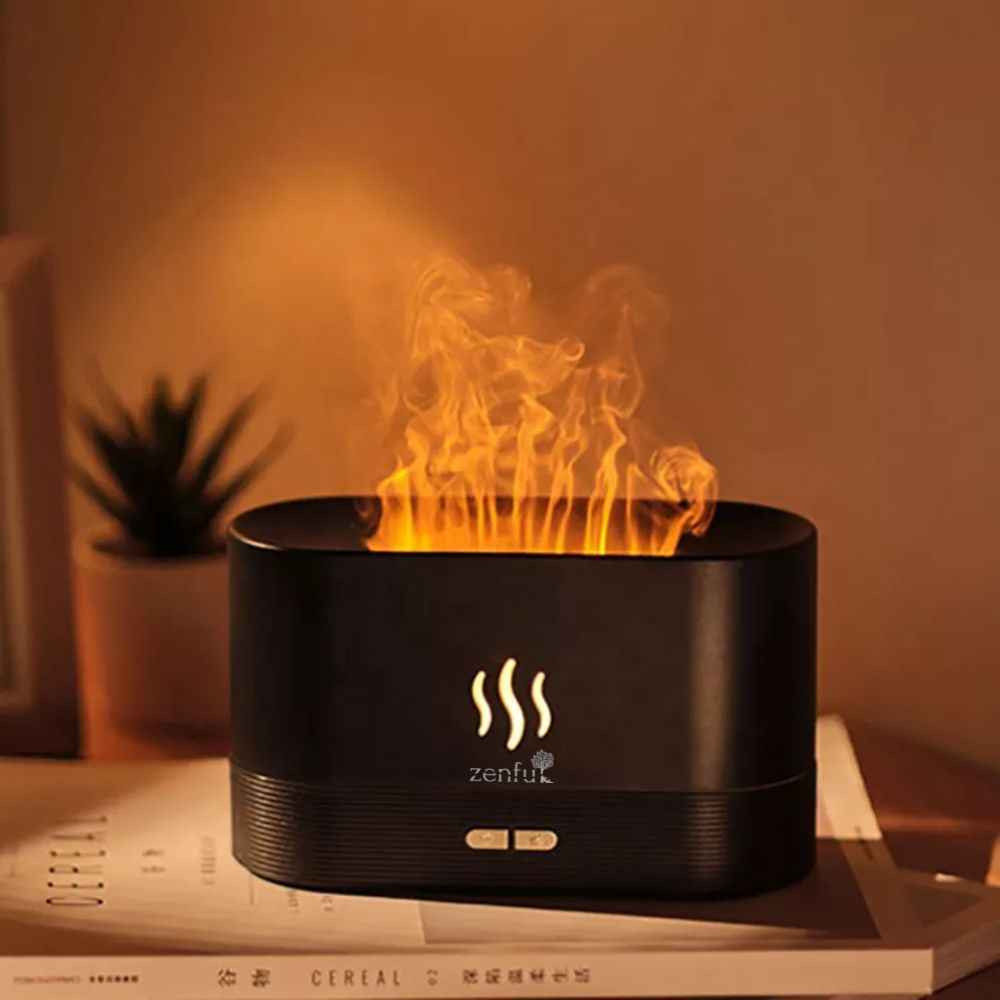 Flame aroma diffuser & humidifier | Black
