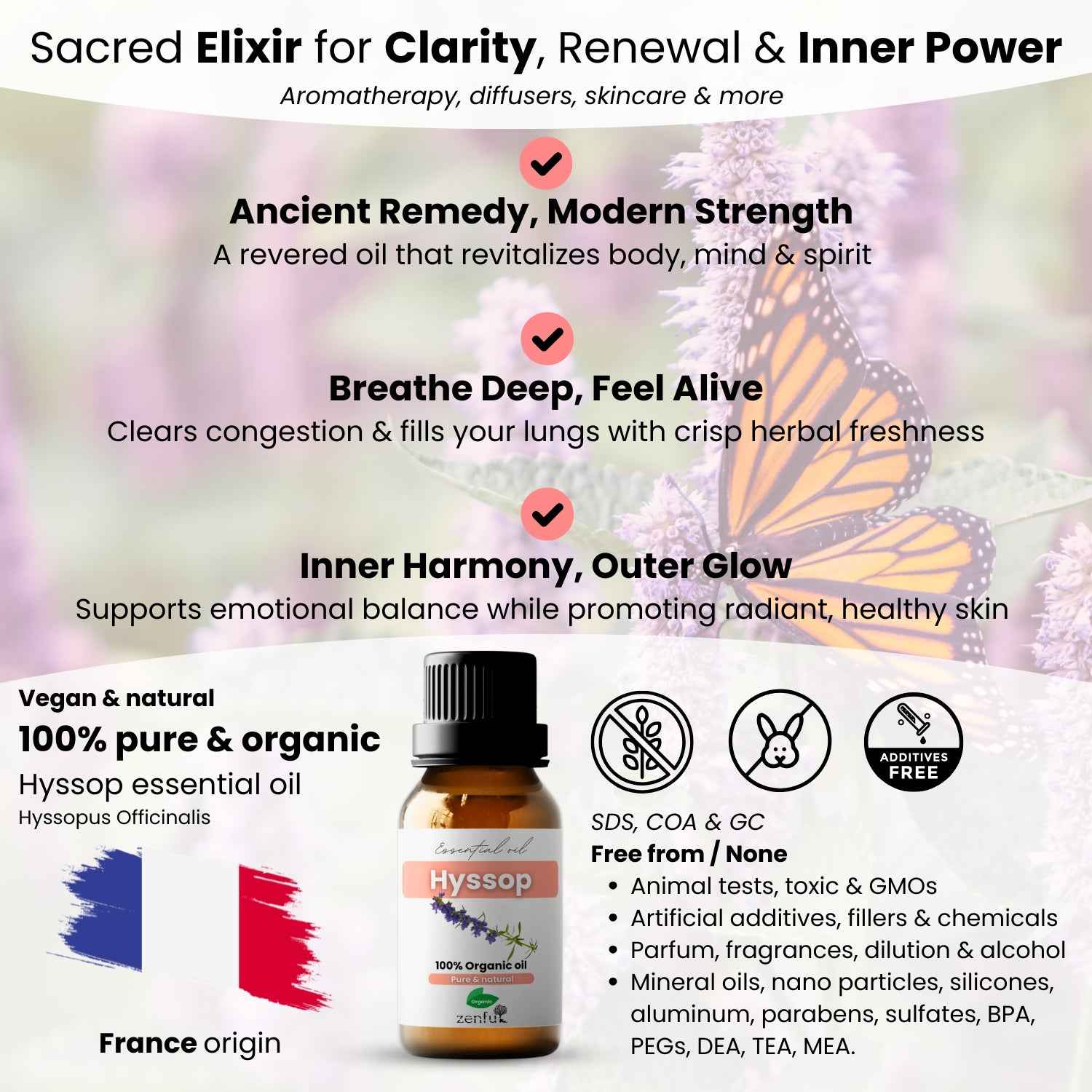 Hyssop essential oil organic
