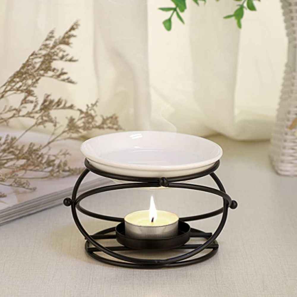 Essential oil burner | Atmosphere black iron