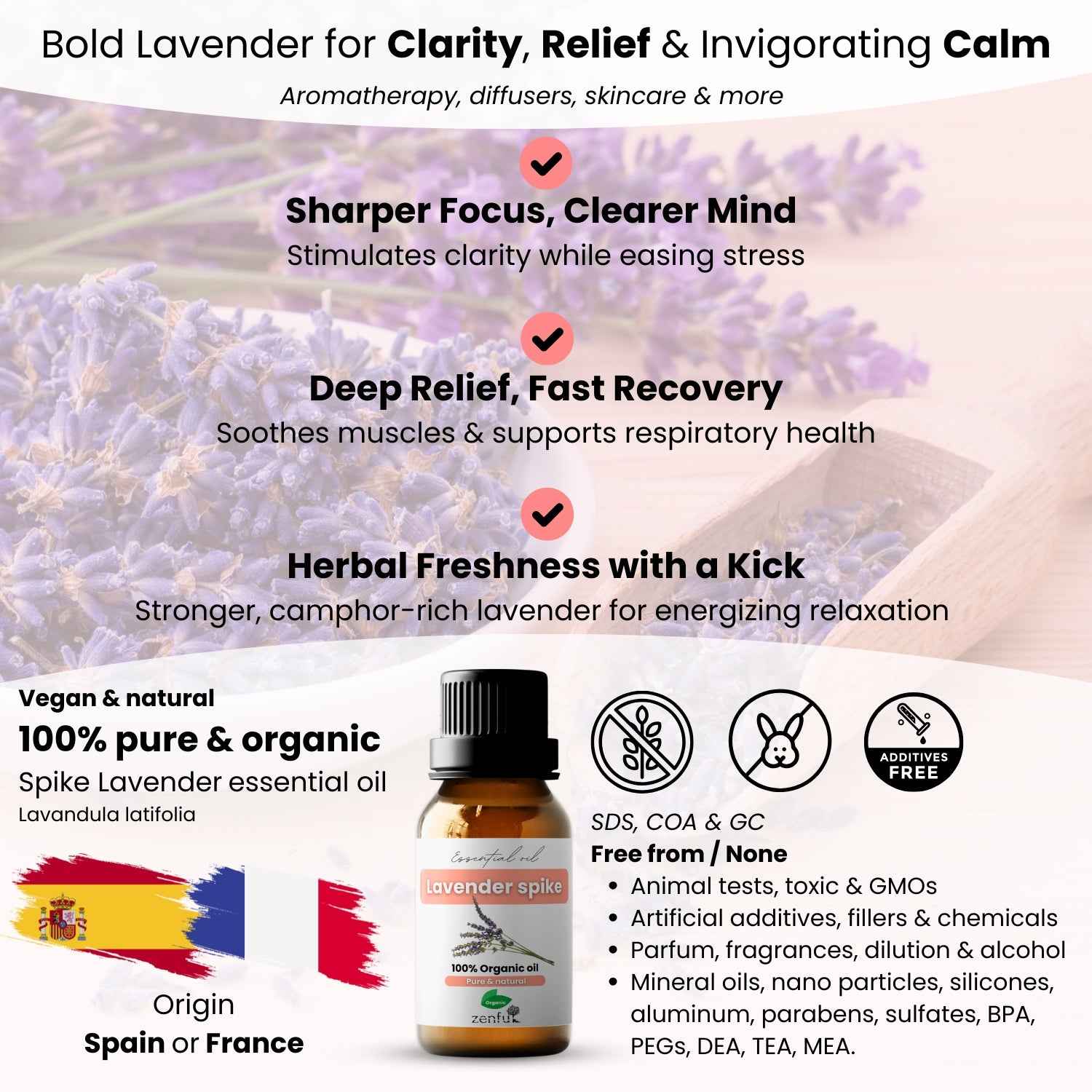 Spike lavender oil organic