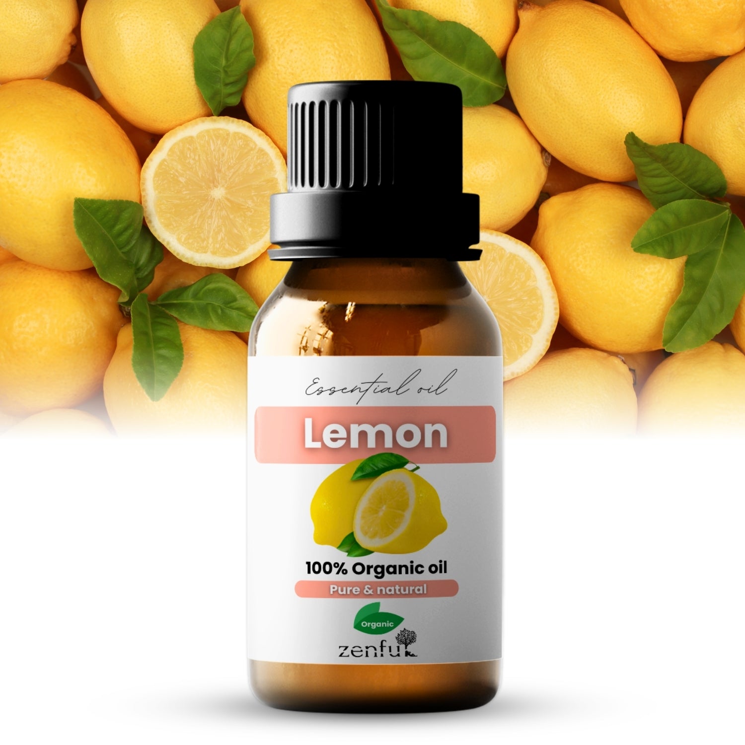 Biologische etherische olie van citroen