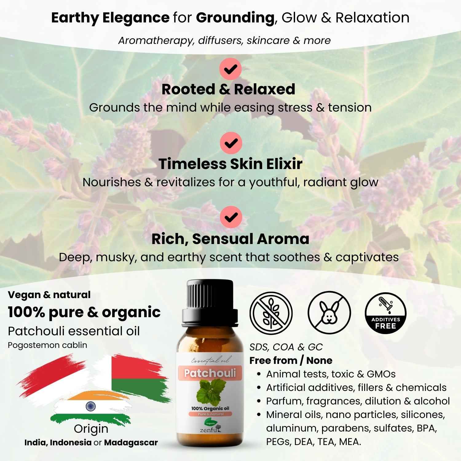 Patchouli oil organic