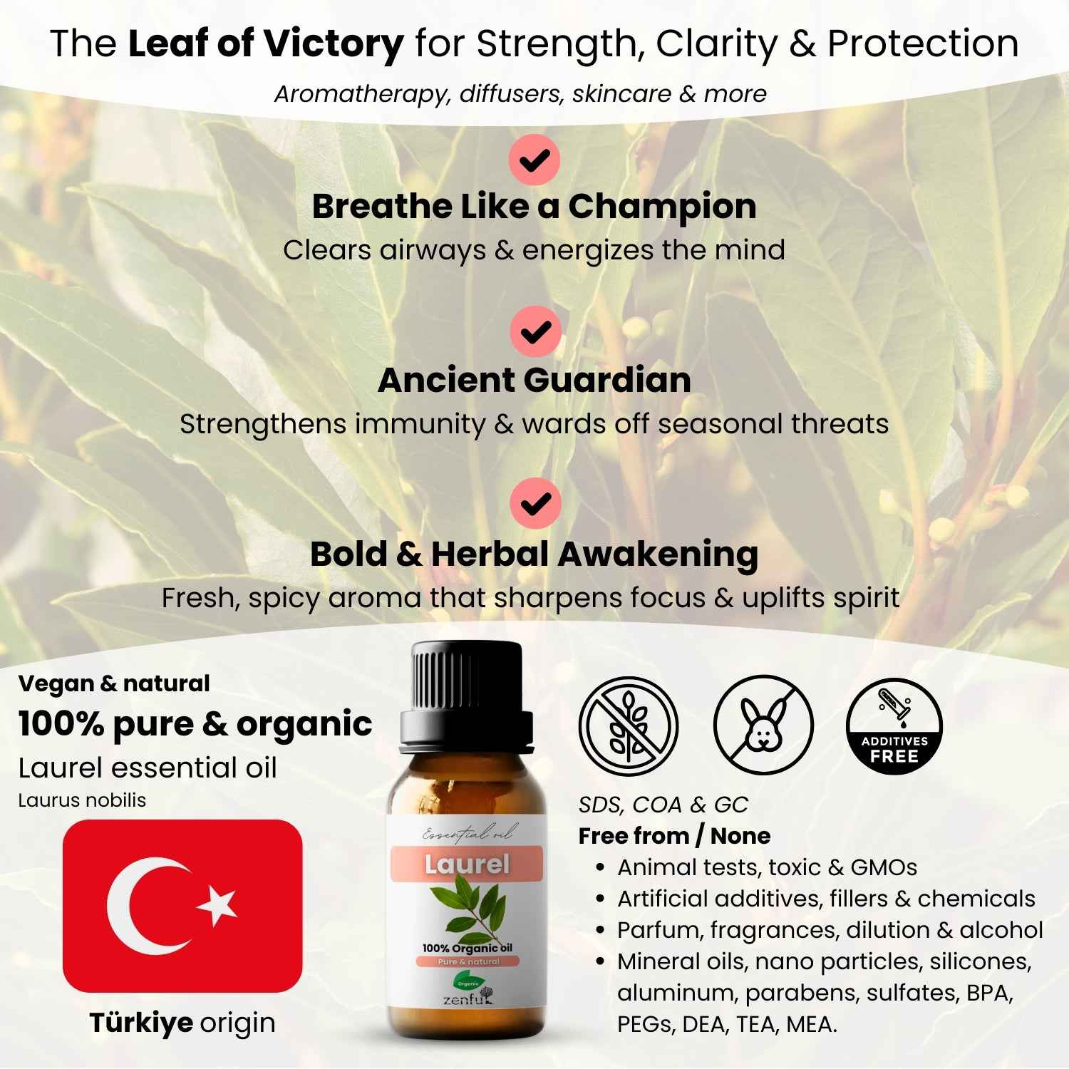 Bay Laurel (Leaf) oil organic