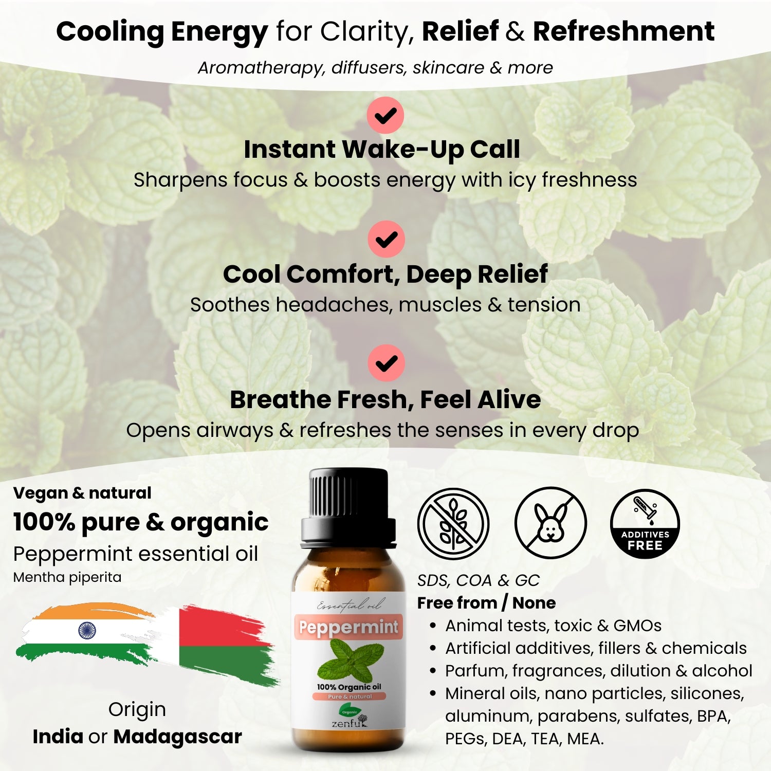 Biologische pepermuntolie