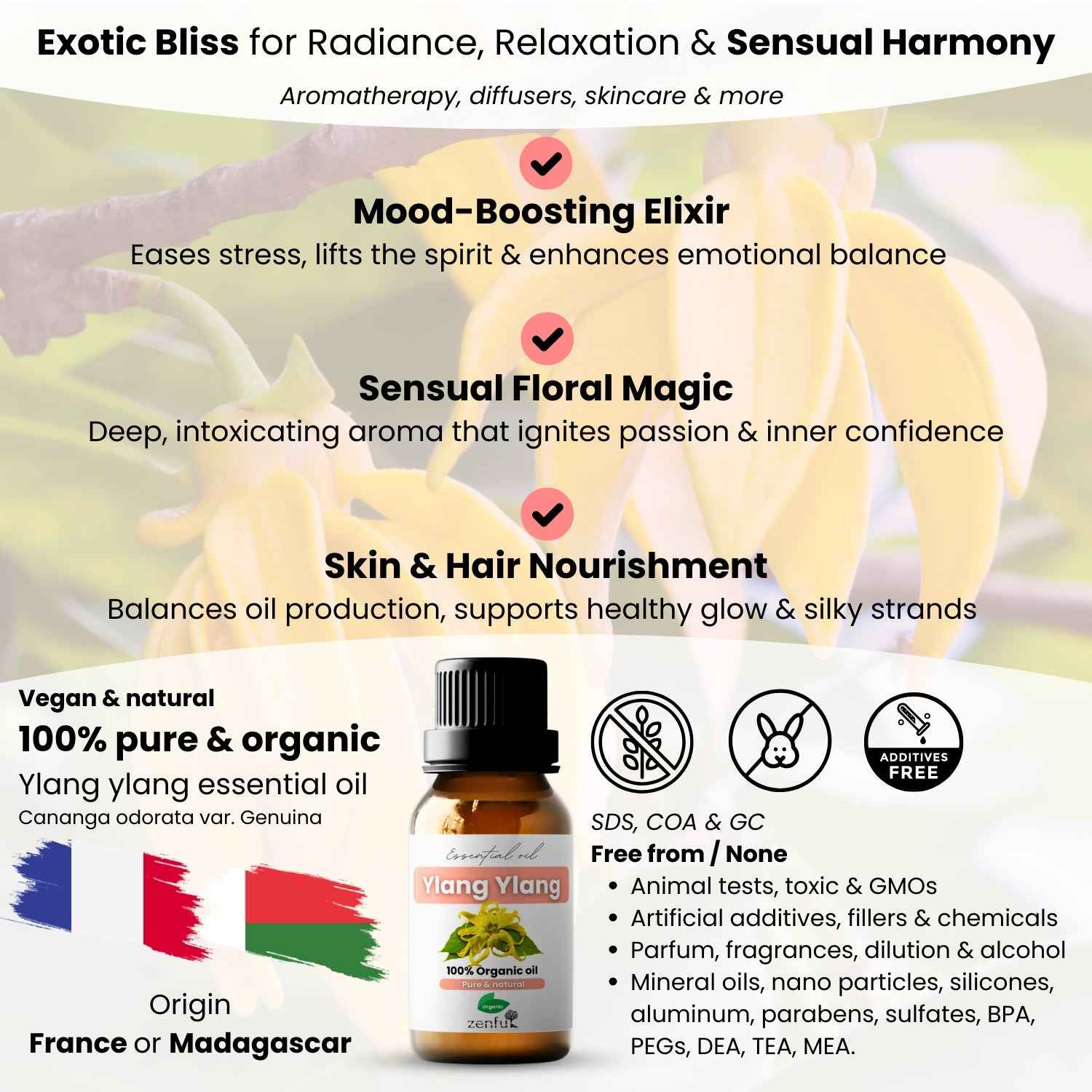 Ylang ylang essential oil organic