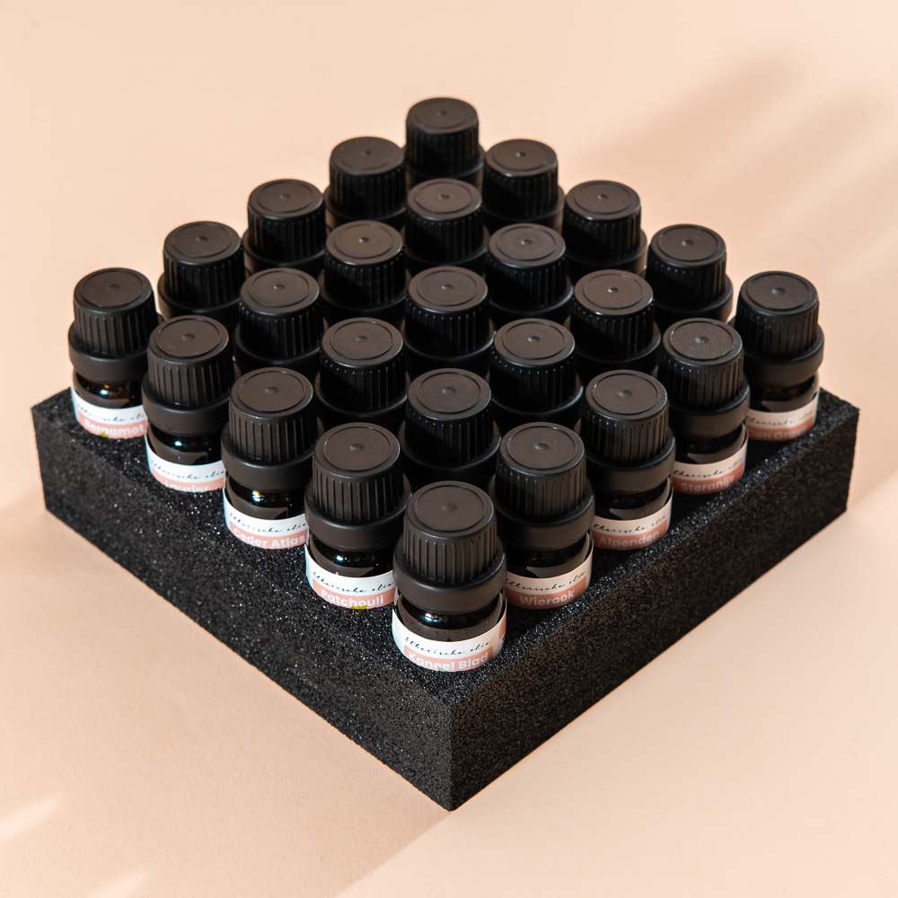 Oliehouder voor het bewaren van essentiële oliën | 25 flessen