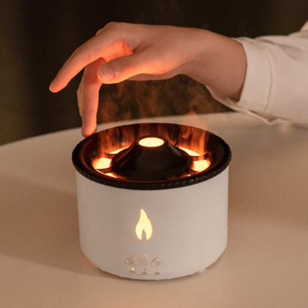 Vulcano small aromatherapy diffuser white