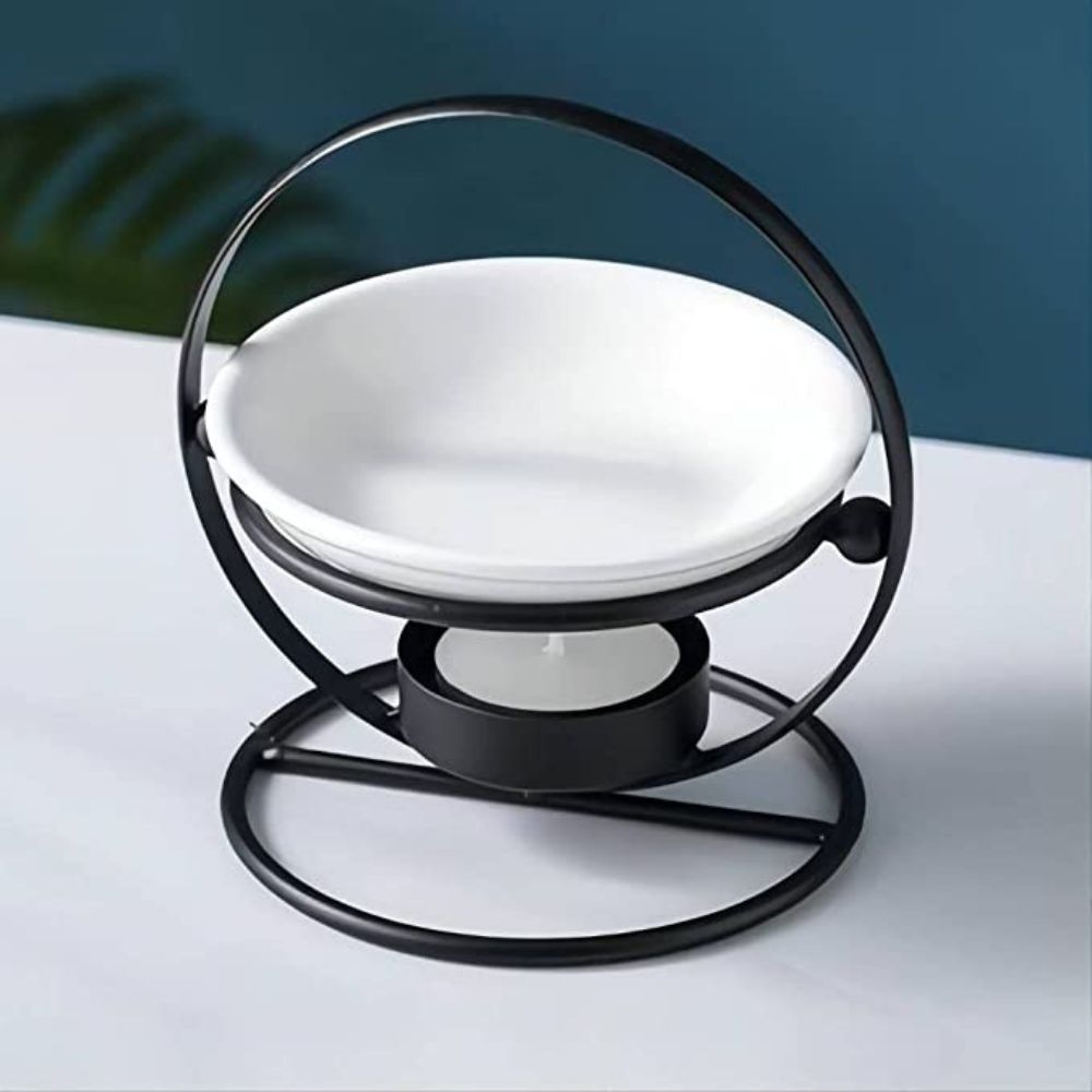 Black oil & wax melt burner | Halo