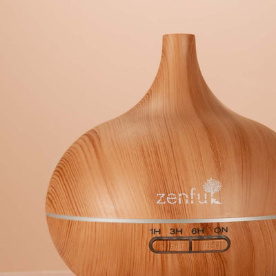 Dauwdruppel aroma diffuser licht hout