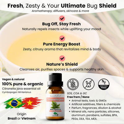 Citronella (Java) olie biologisch