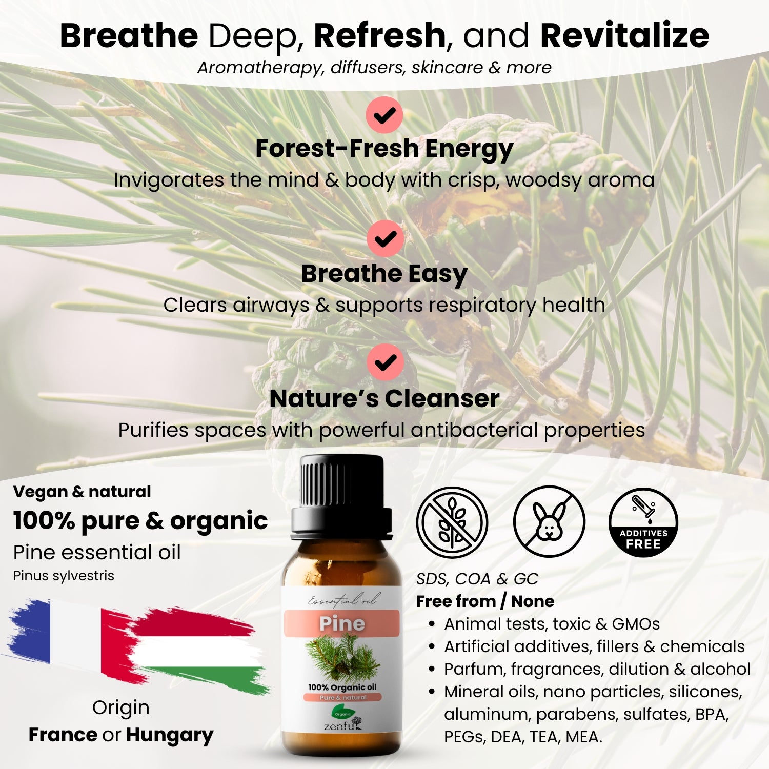 Pine essential oil organic