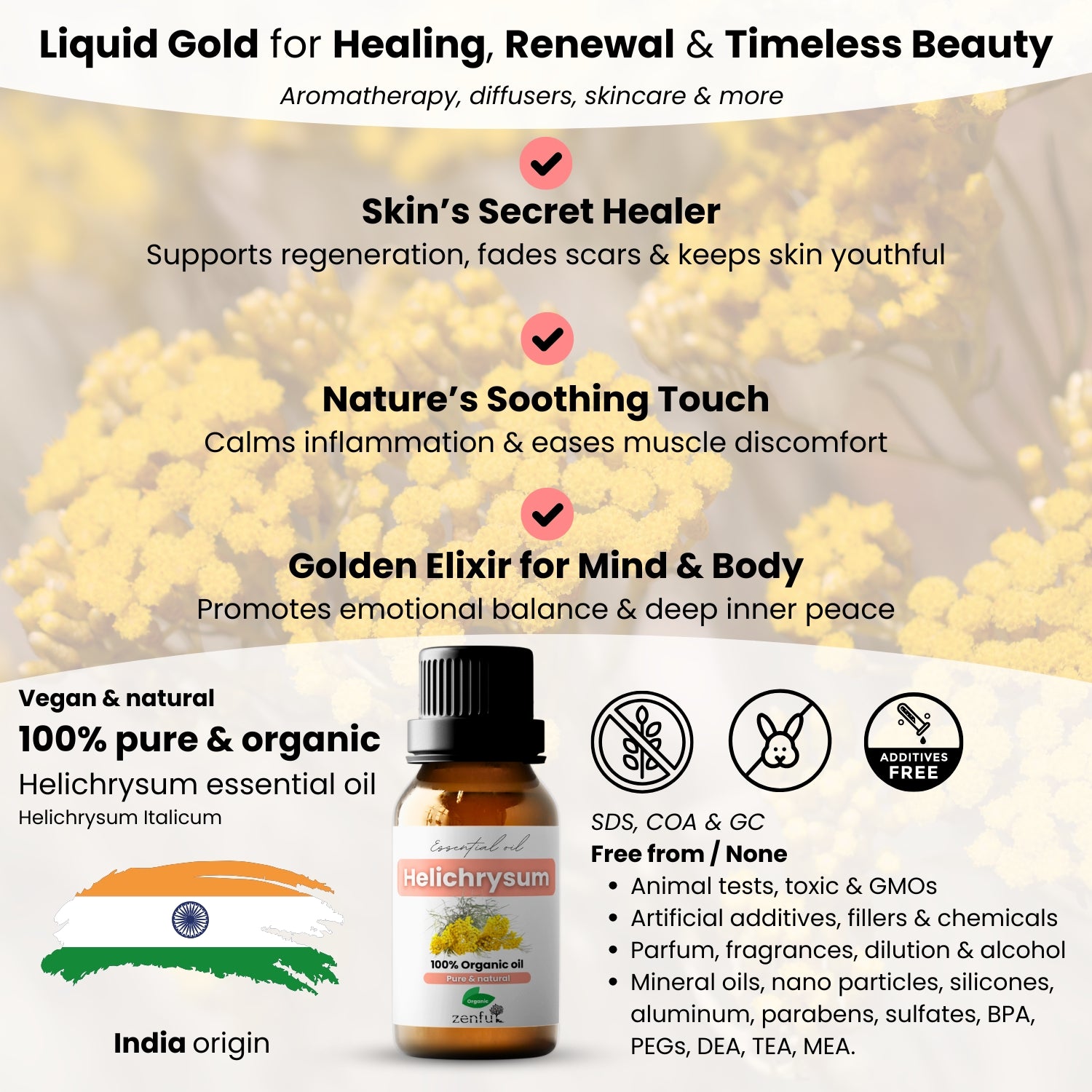 Helichrysum essential oil organic