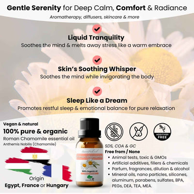 Roman chamomile essential oil organic