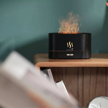 Flame aroma diffuser & humidifier | Black