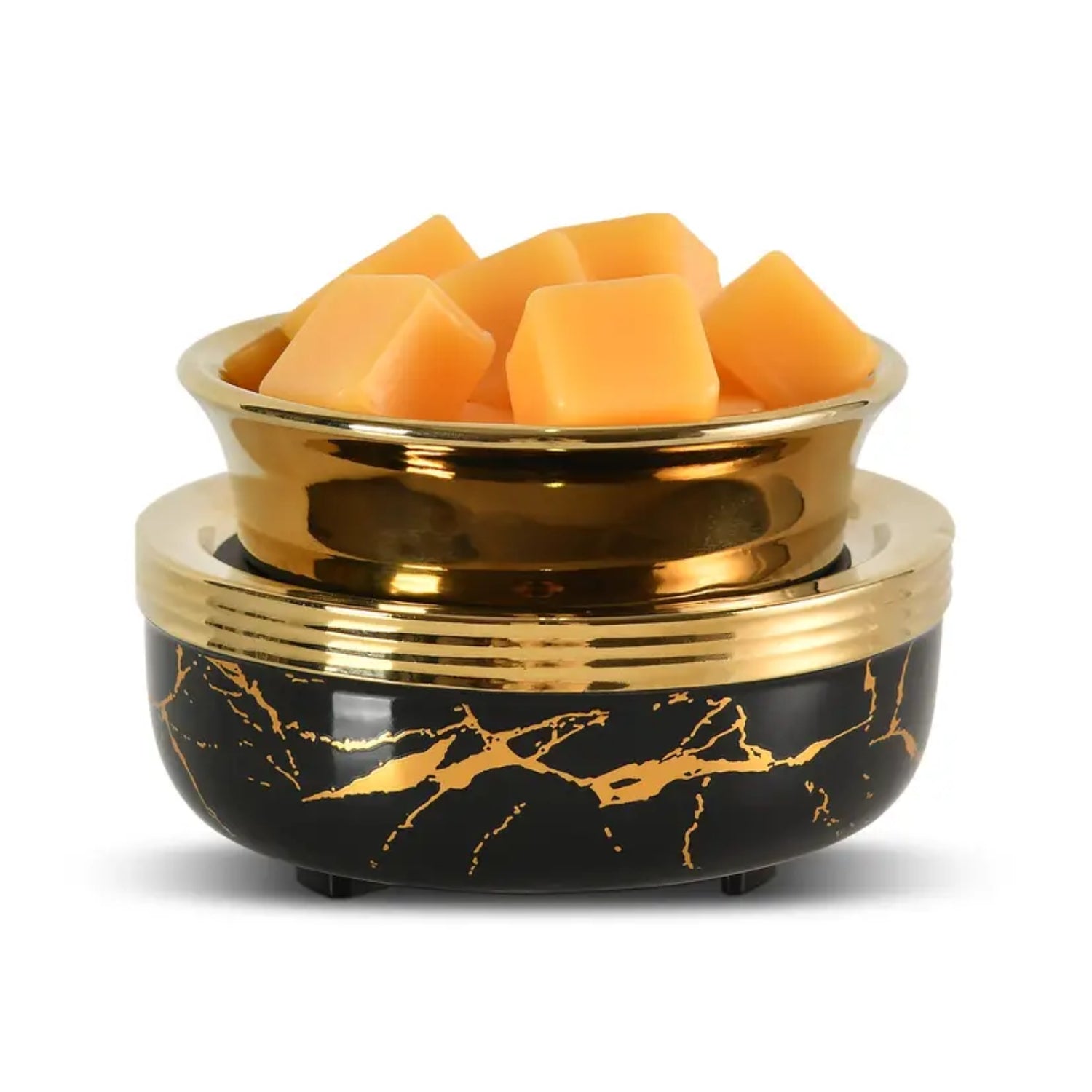 Candle warmer electric & ceramic | Marble black