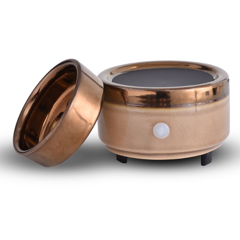 Electric wax melt and oil burner ceramic | Brown