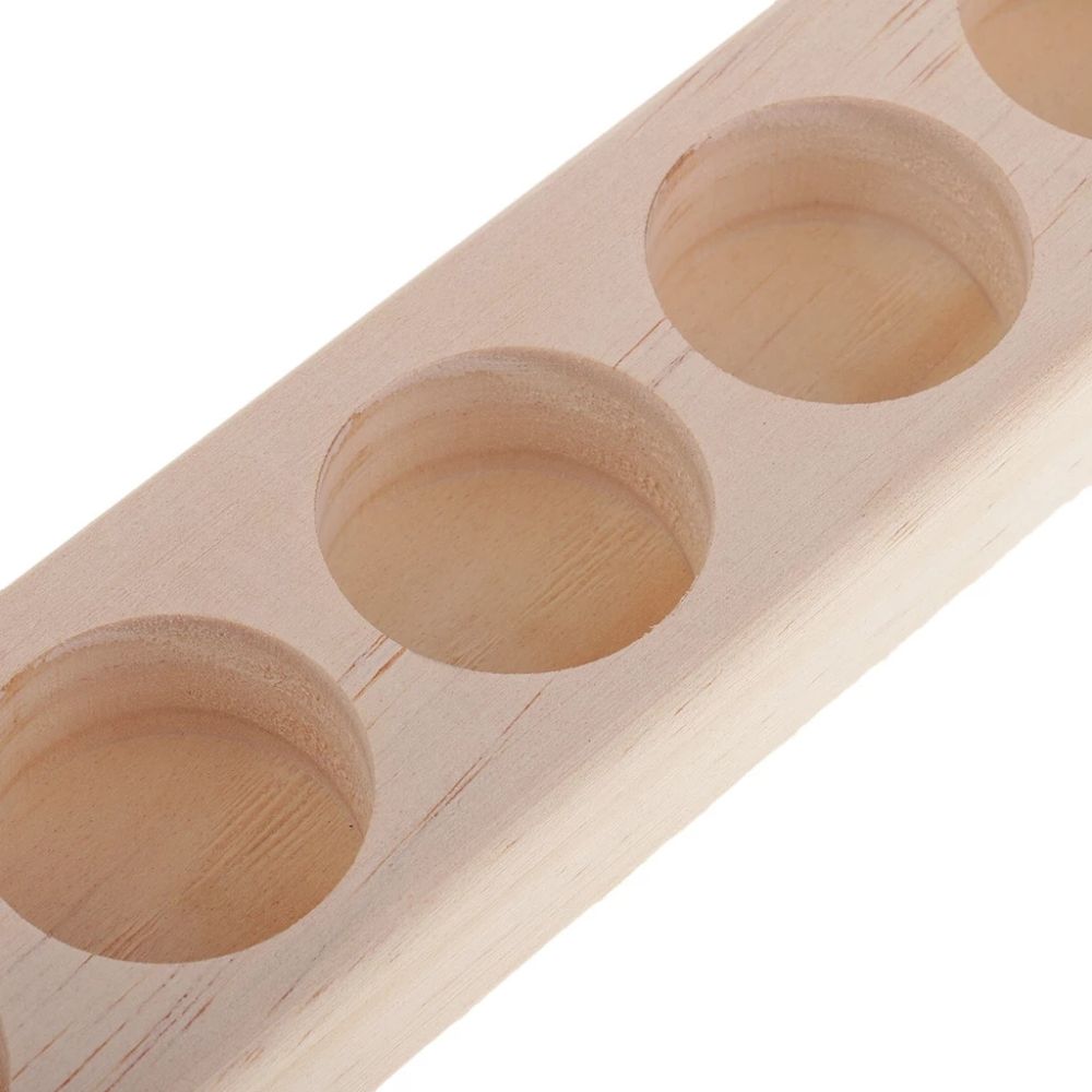 Fragrance oil holder wooden for 6 oils