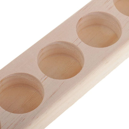 Fragrance oil holder wooden for 6 oils
