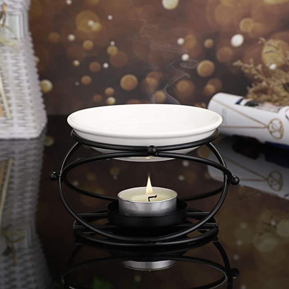 Essential oil burner | Atmosphere black iron