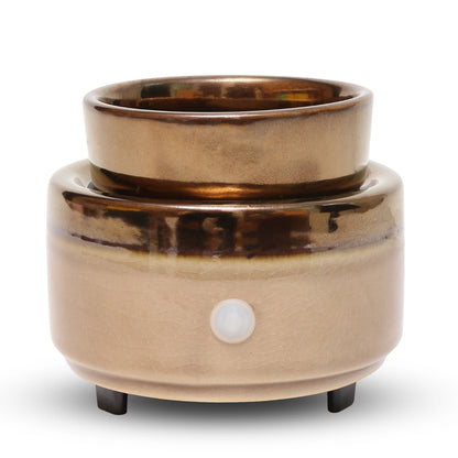 Electric wax melt and oil burner ceramic | Brown
