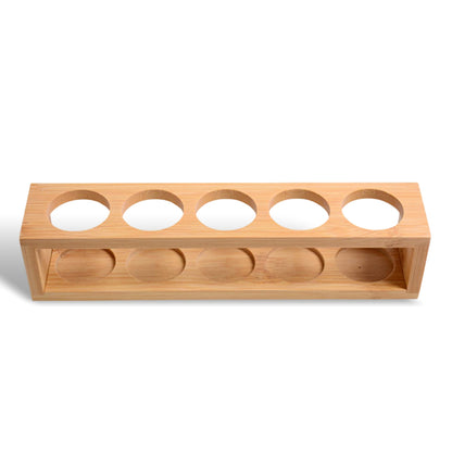 Essential oil rack 5 bottles | Handmade Bamboo