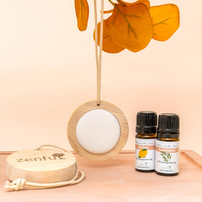 Aromatherapie steen voor etherische oliën | Opgehangen