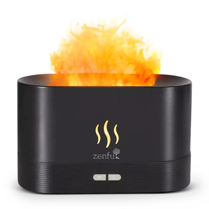 Flame aroma diffuser & humidifier | Black