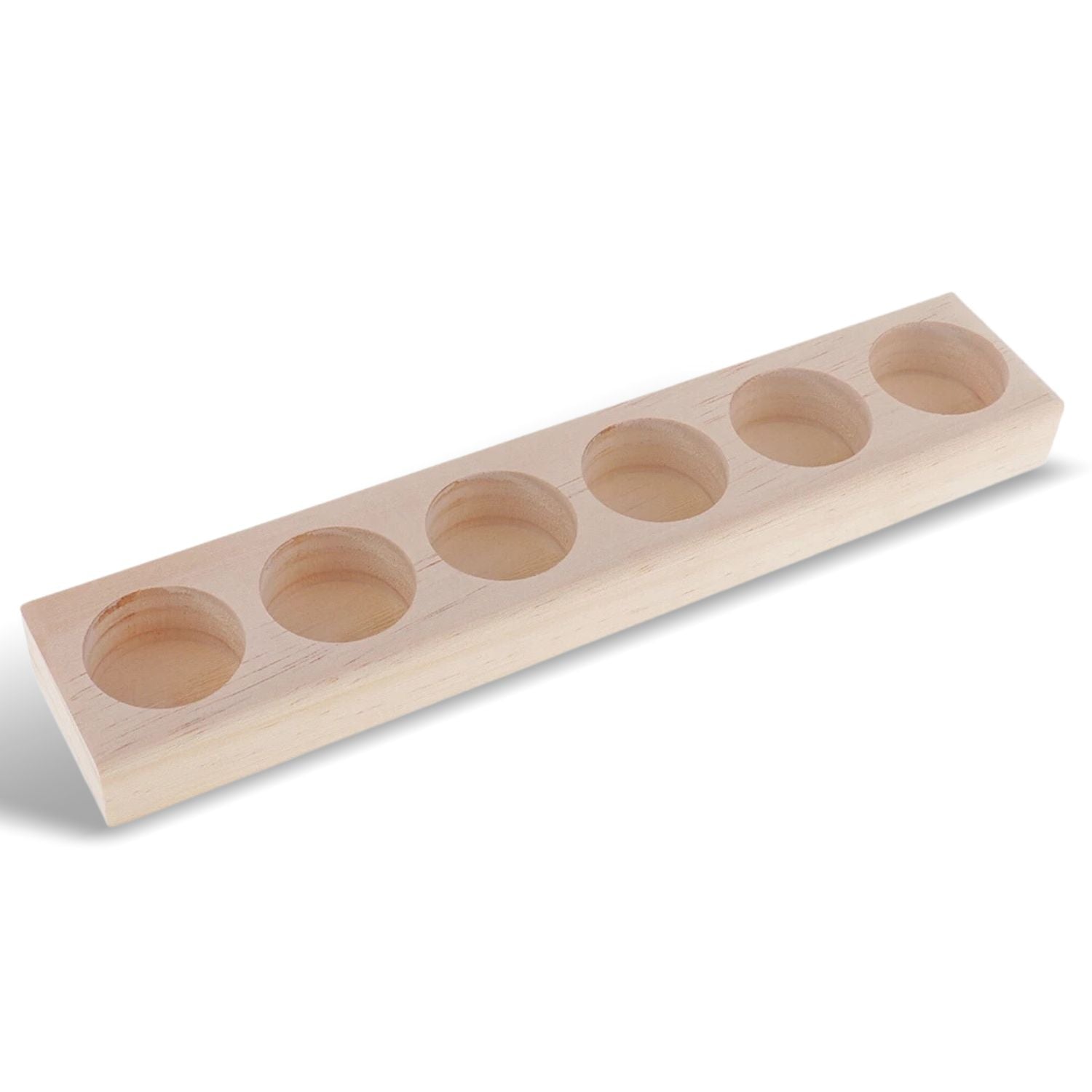 Fragrance oil holder wooden for 6 oils