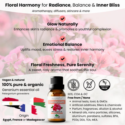 Geranium etherische olie biologisch 