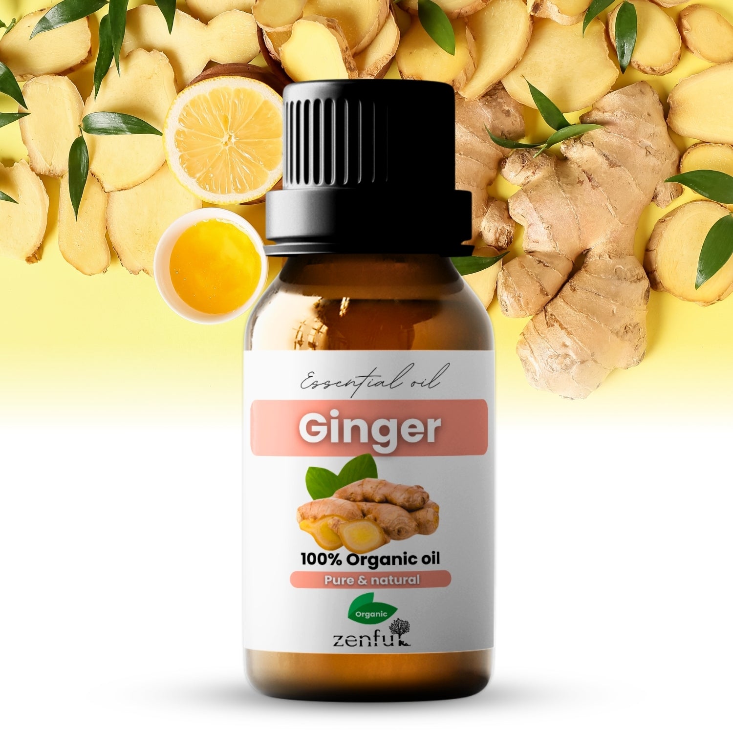Gember (wortel) etherische olie biologisch 