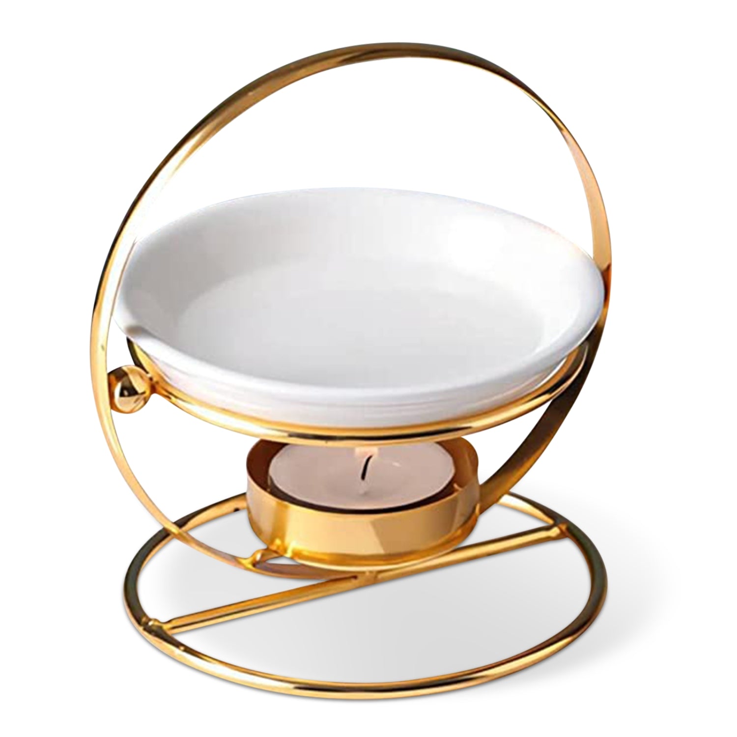 Gold wax & oil burner | Halo
