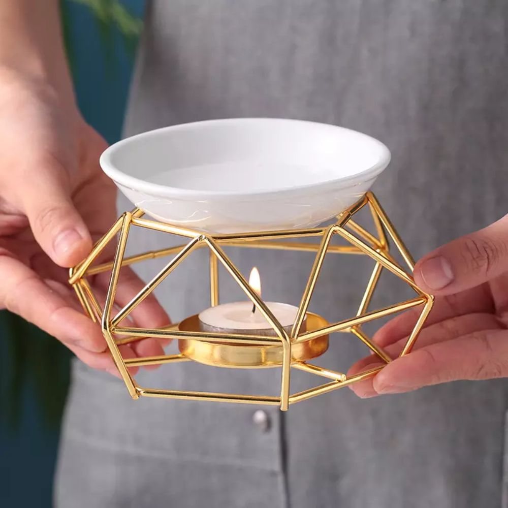 Fragrance oil burner | Galaxy gold