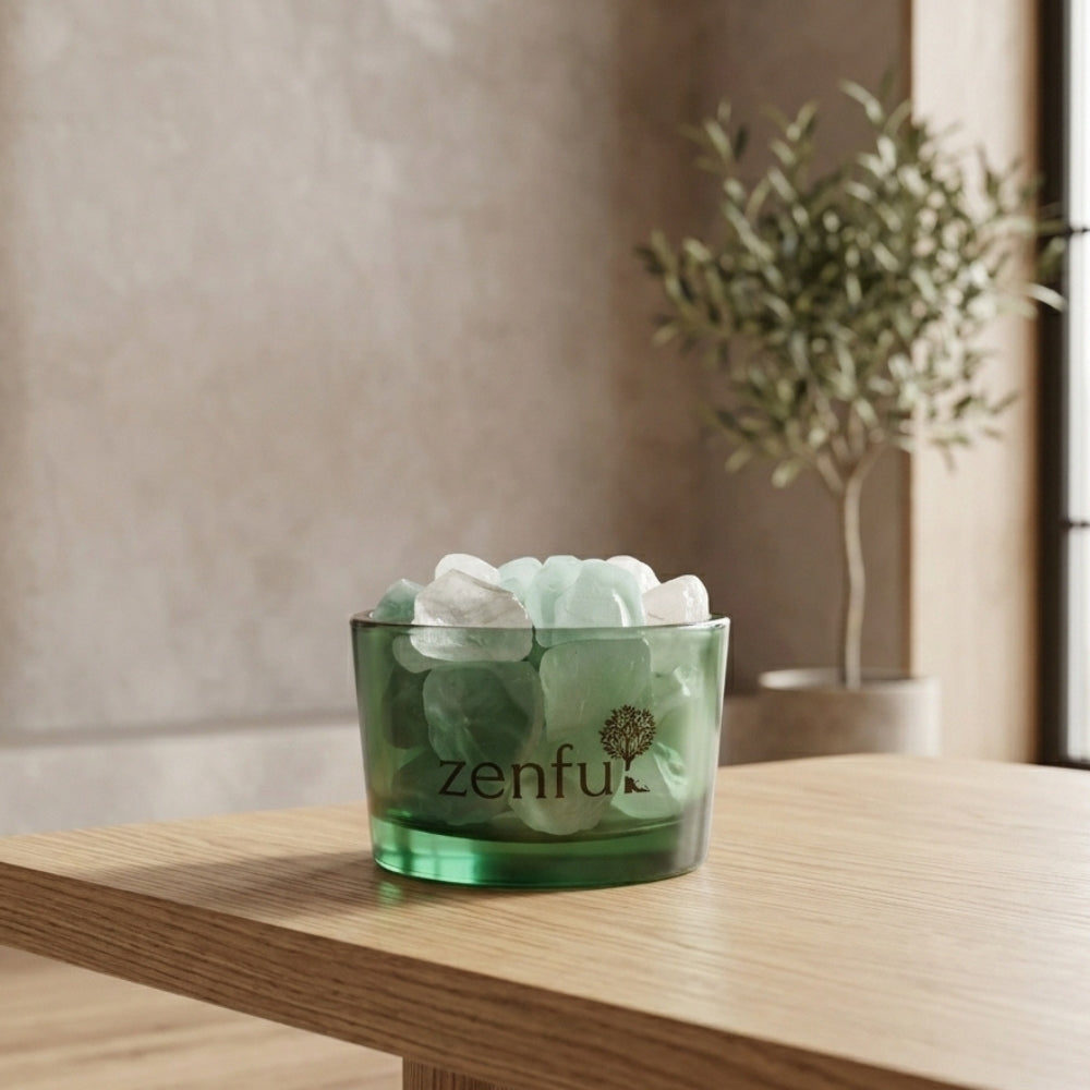 Diffusore di aromi con pietre minerali di cristallo | senza acqua - oli essenziali - aromaterapia