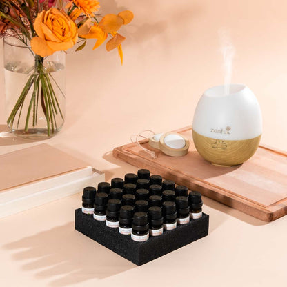 Oil holder for essential oil storage | 25 bottles