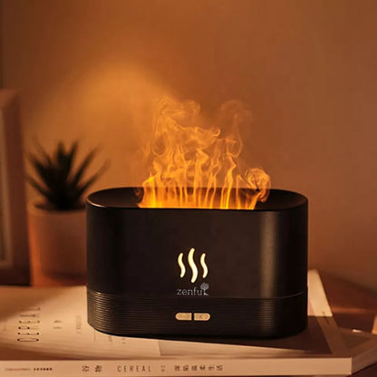 Flame aroma diffuser & humidifier | Black