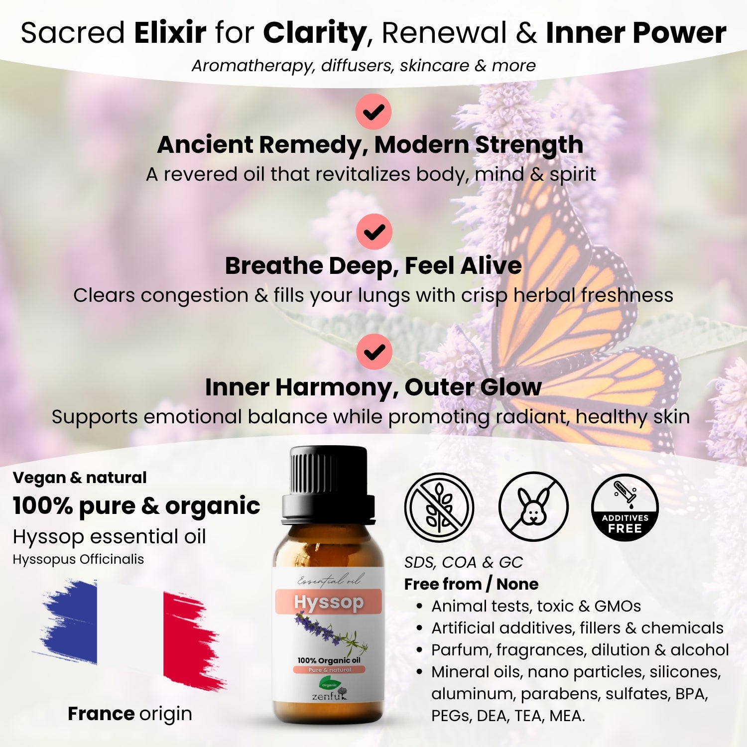 Hyssop essential oil organic