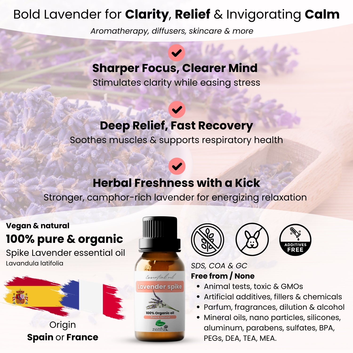 Spike lavender oil organic