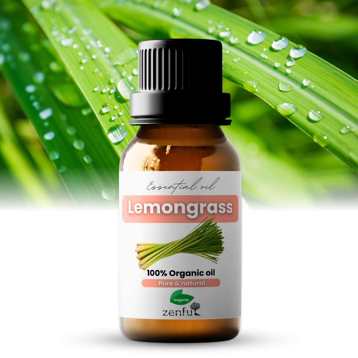Biologische etherische olie van citroengras 