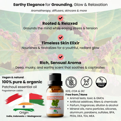 Biologische patchouli-olie 