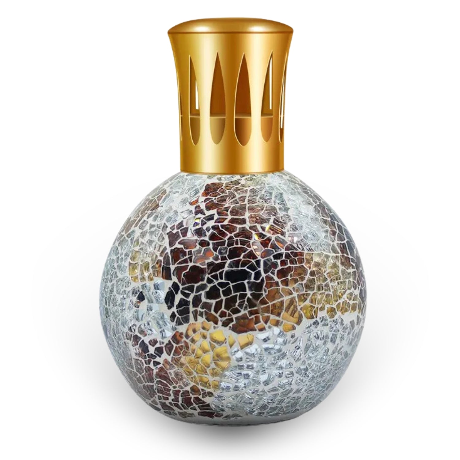 Perfume lamp mosaic | Sunrise gold