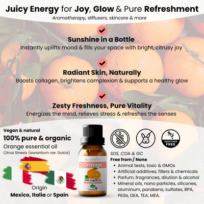 Orangenöl ätherisches Bio 