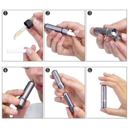 Aroma inhaler for essential oil | Stainless steel